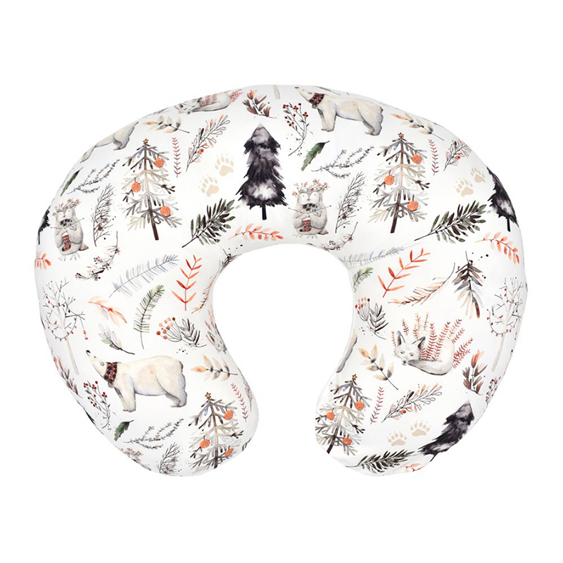 Nursing Pillow Breastfeeding - ベビー授乳枕カバー新生児取り外し可能な授乳枕カバーアニマルプリントソフトガールズボーイズ授乳枕カバー