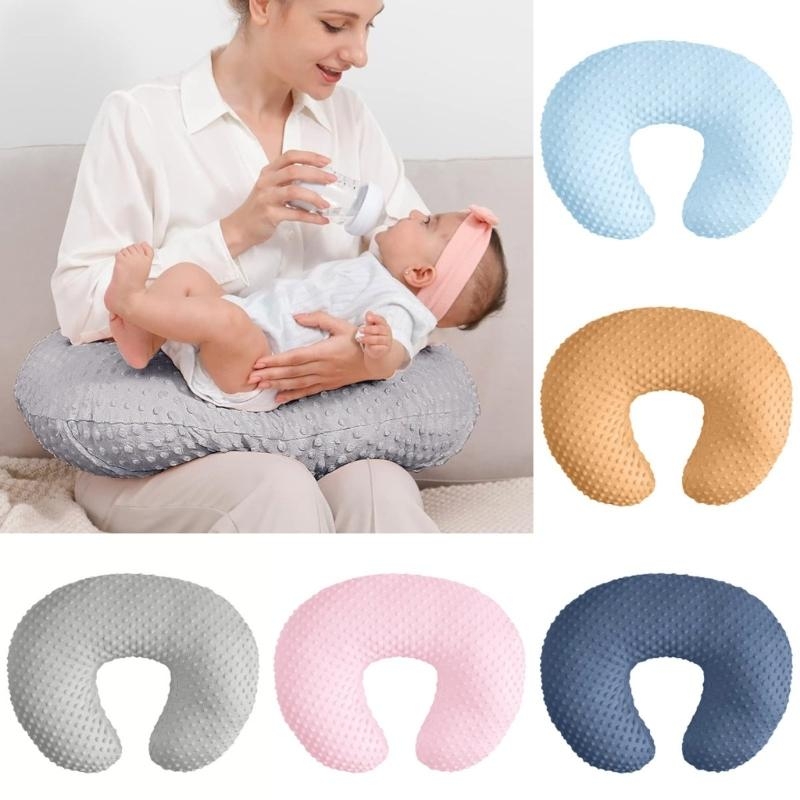 Nursing Pillow Breastfeeding - 幼児睡眠枕スリップカバー柔らかく通気性のある枕カバー取り外し可能なケース