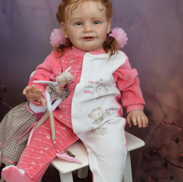 Zoe Baby Products - 66 センチメートルリボーンゾーイ塗装済みキット 3D スキン可視静脈未完成 DIY 人形パーツリアルな子供のギフト