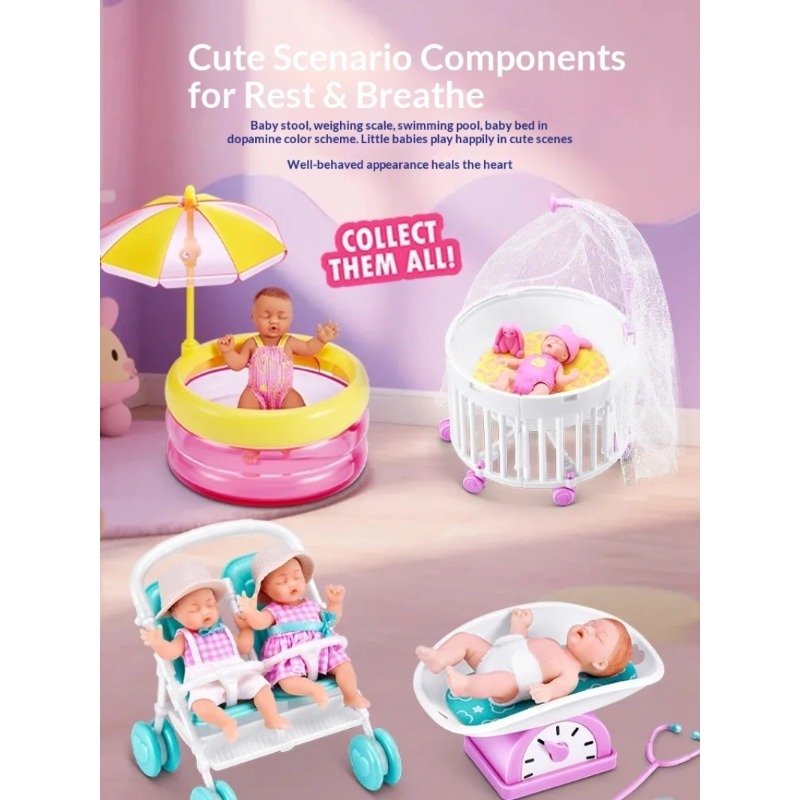 ミニサプライズベビーボールブラインドボックス5個パックリアル - Baby Products Toys のレビューと価格