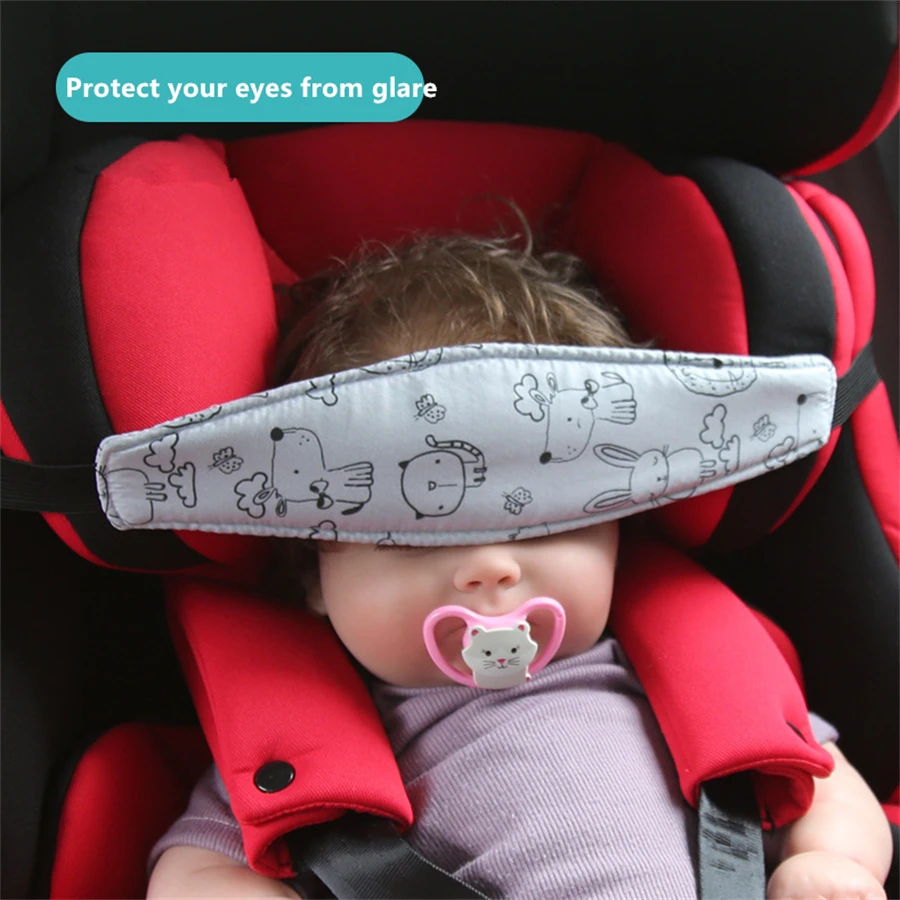 ベビーカーシートヘッドサポート子供用固定ベルト調節可能な男の - Infant Car Seat Cover のレビューと価格