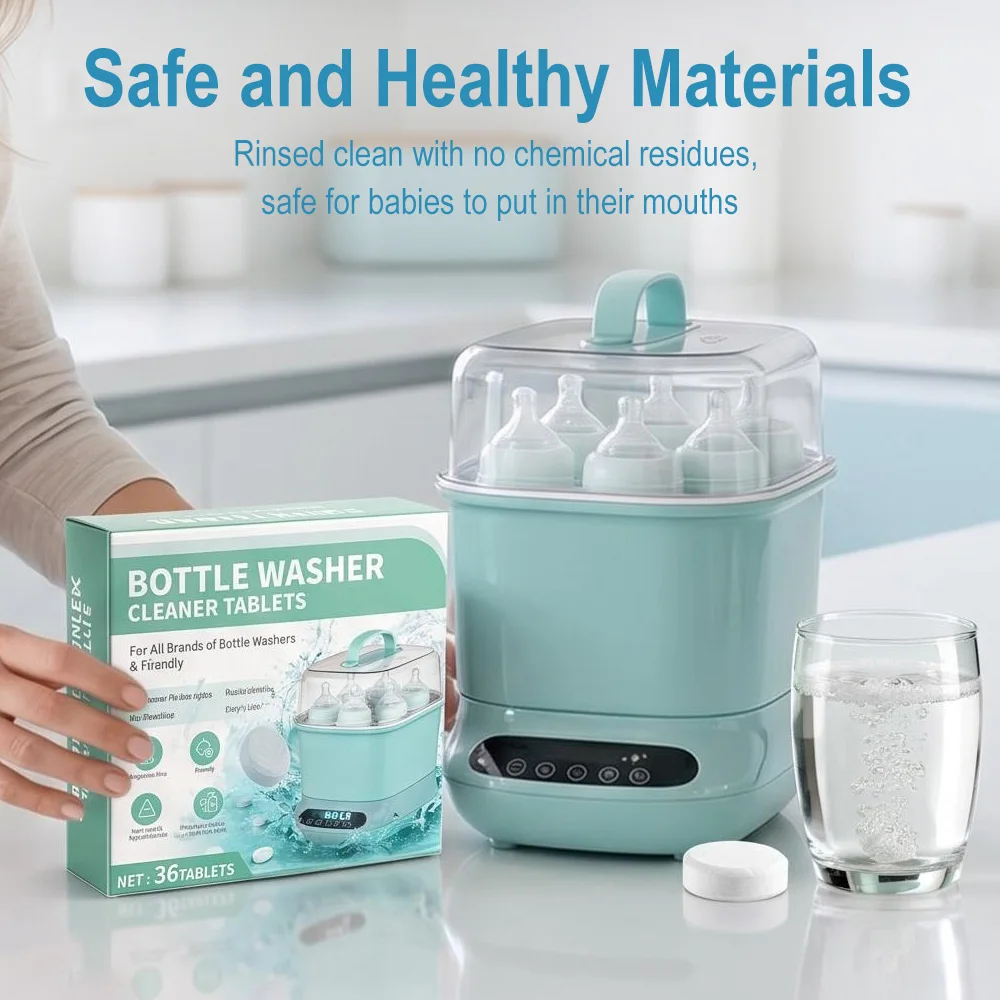 哺乳瓶の水垢除去タブレット、乳首、おしゃぶり、食器用の洗浄タ - Zwitsal Baby Products のレビューと価格