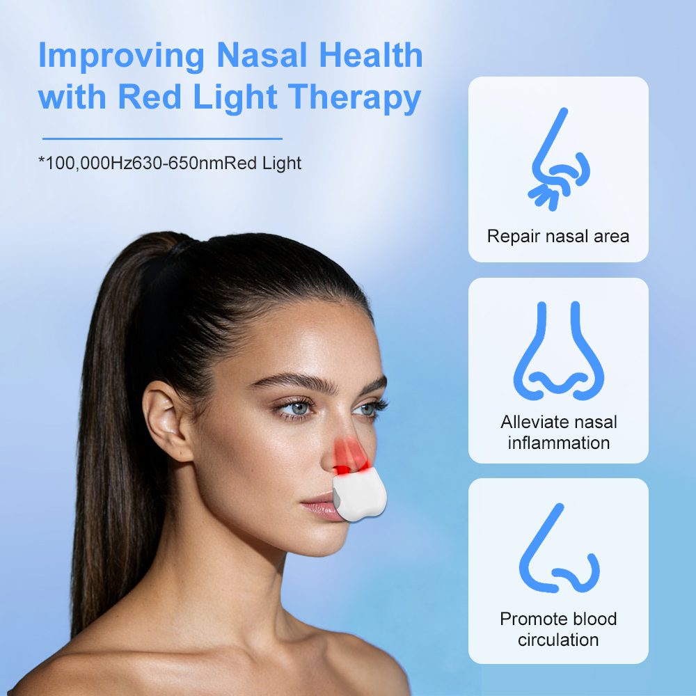 慢性鼻炎、かゆみ、鼻水のための鼻腔赤色光赤外線療法、花粉症治 - Nasal Aspirator のレビューと価格